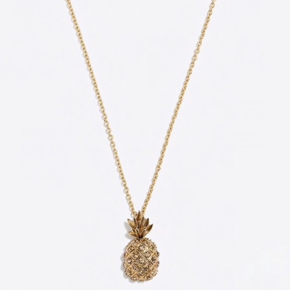 {J. Crew} 🍍Pineapple Pendant Necklace